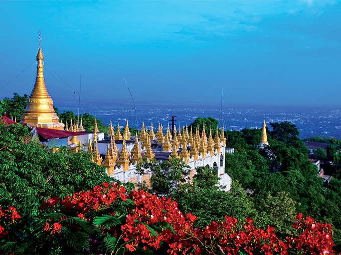Image Asie Birmanie Colline de Mandalay