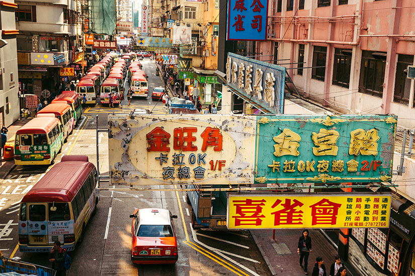 image Chine Hong Kong rue  it