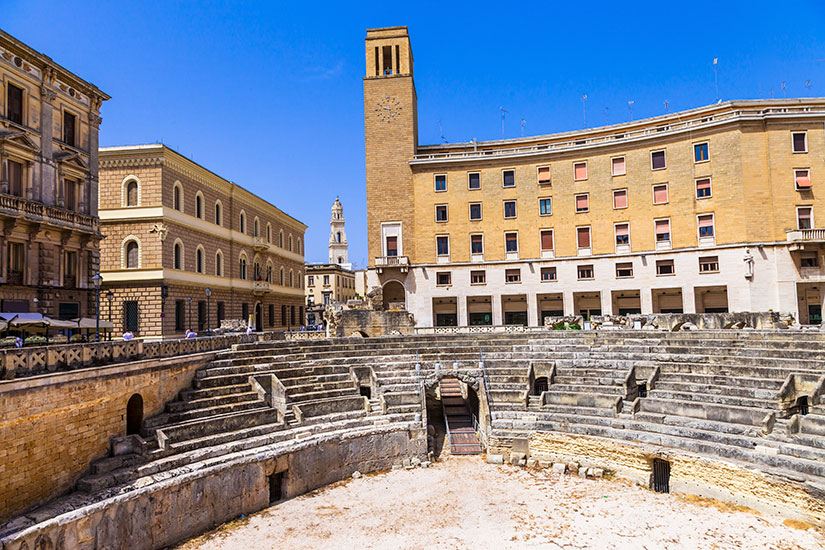 image Italie Lecce Amphitheatre romain  fo