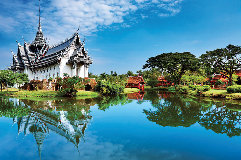 image Thailande Sanphet Prasat Palace Ancient City Bankok  fo