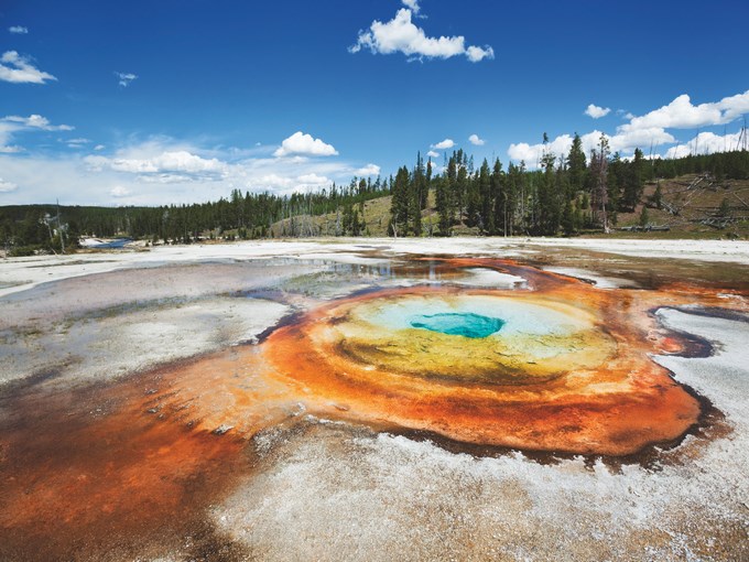 image USA yellowstone geyser