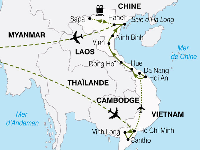 CARTE Vietnam Minorites Ethniques  shhiver 