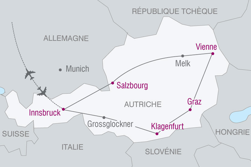 carte Autriche Tresors 