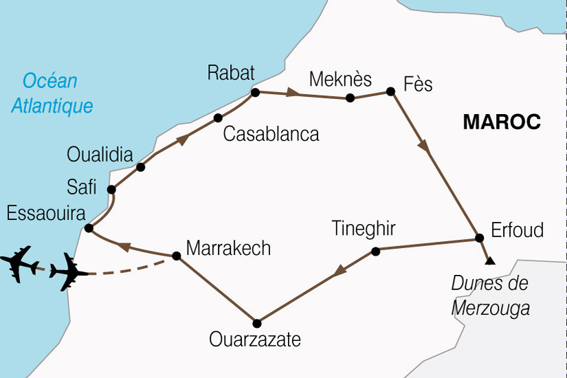 carte Maroc Splendeurs Marocaines 437384
