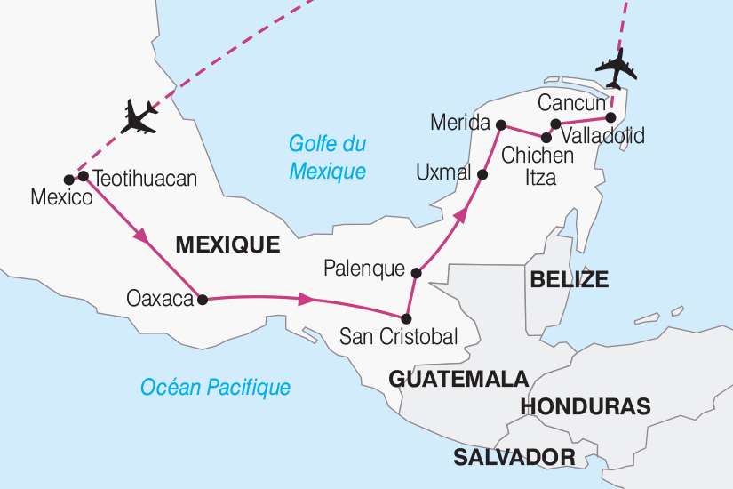 carte Mexique Merveilles Mexicaines 2019_292 