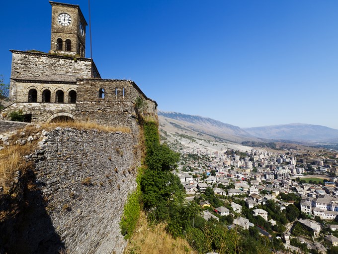 vignette Albanie forteresse de gjirokaster