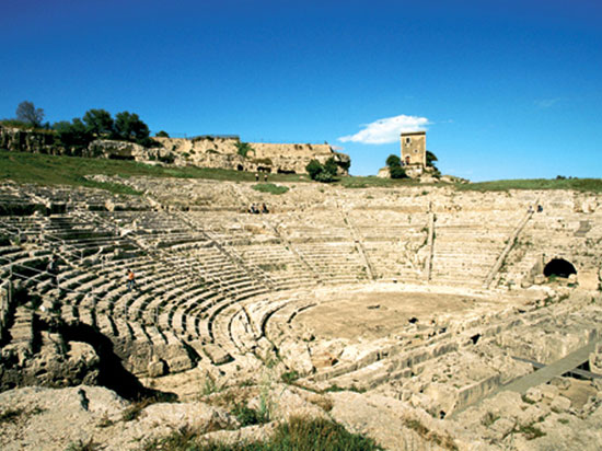 italie sicile syracuse greek theatre